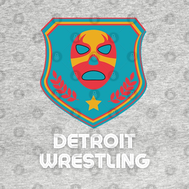 Detroit Wrestling "Slithery Teal" by DDT Shirts